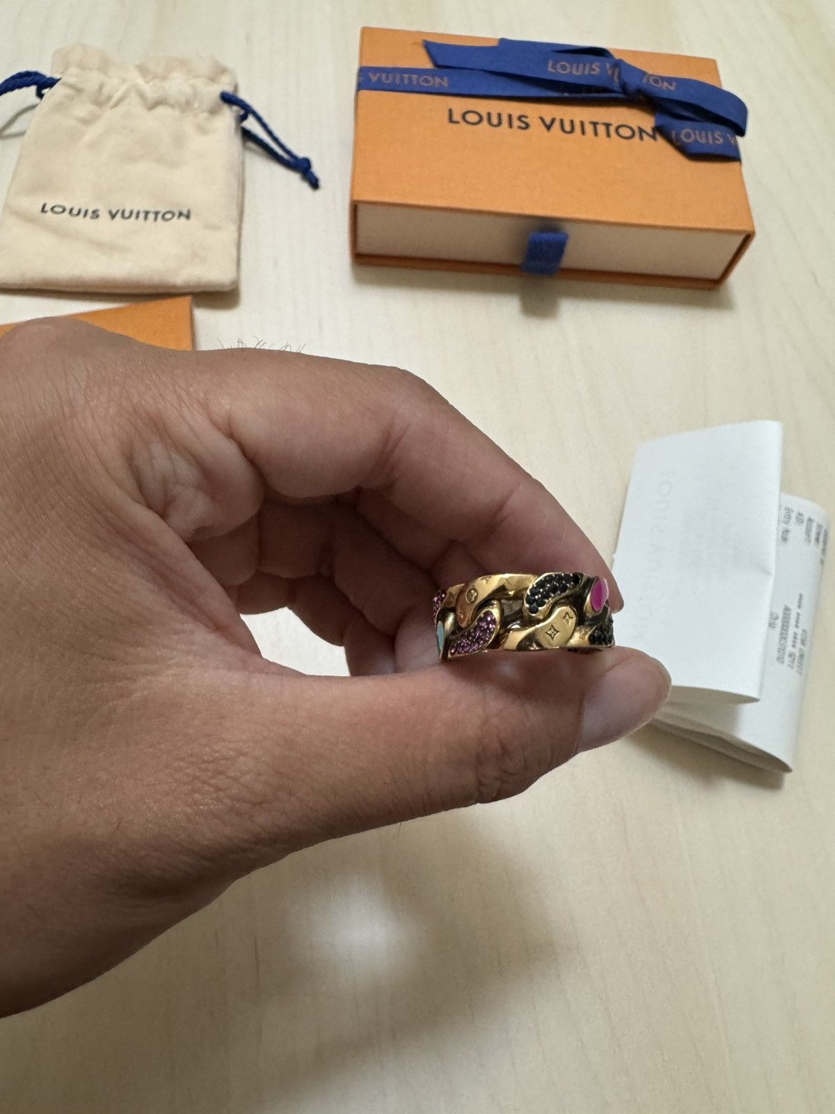 Louis Vuitton Louis Vuitton Chain Links Ring Size ONE SIZE - 2 Thumbnail