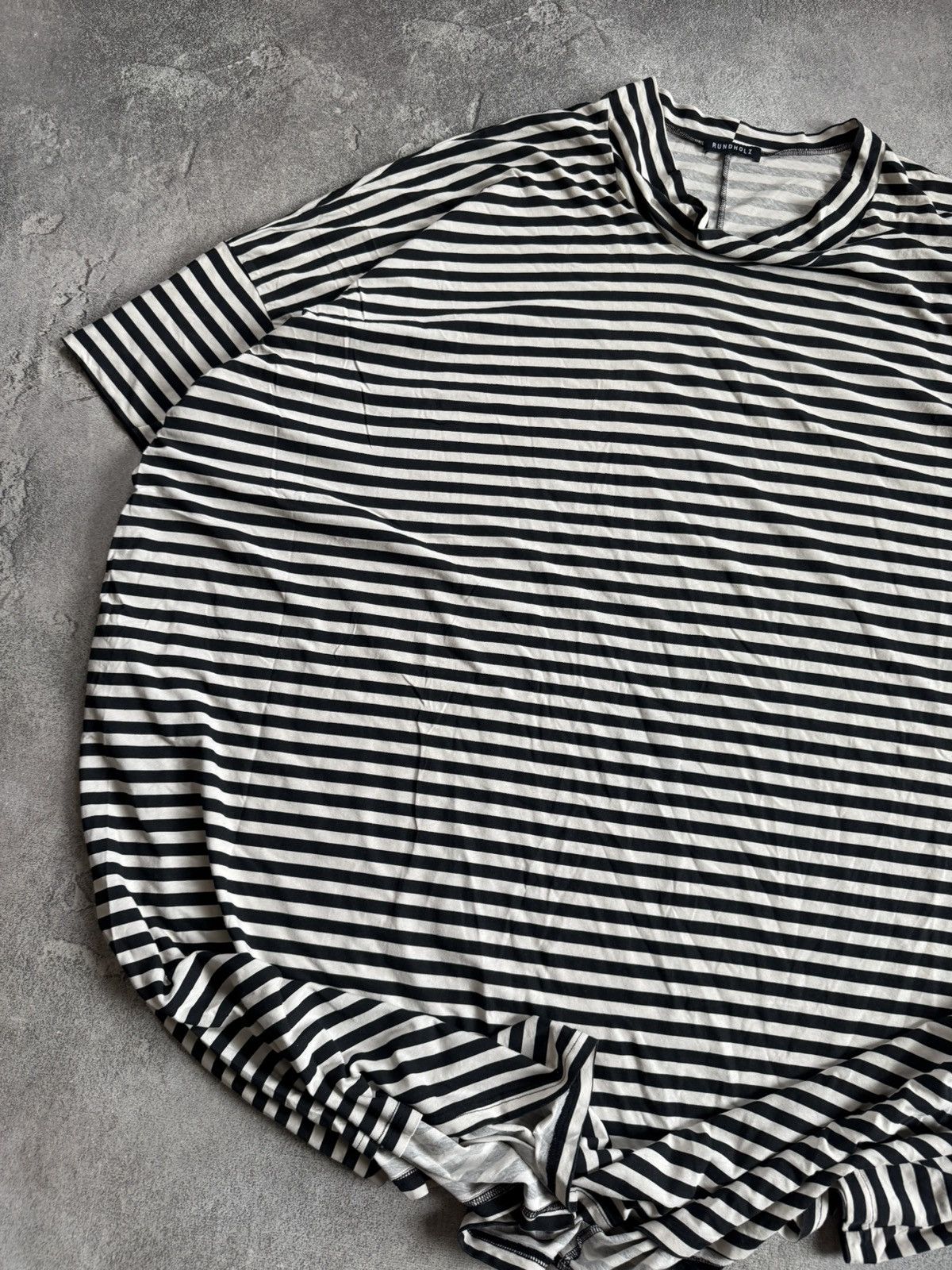 Rundholz Rundholz oversized relaxed striped avantgarde dress 👗 tunic Size ONE SIZE - 3 Thumbnail
