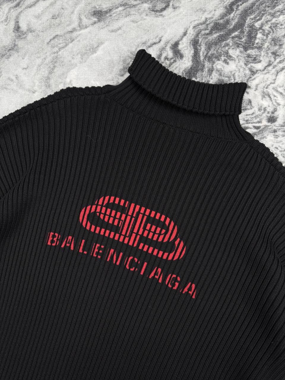 Balenciaga Balenciaga Ribbed Turtleneck Knit Sweater Oversized Size XS / US 0-2 / IT 36-38 - 3 Thumbnail