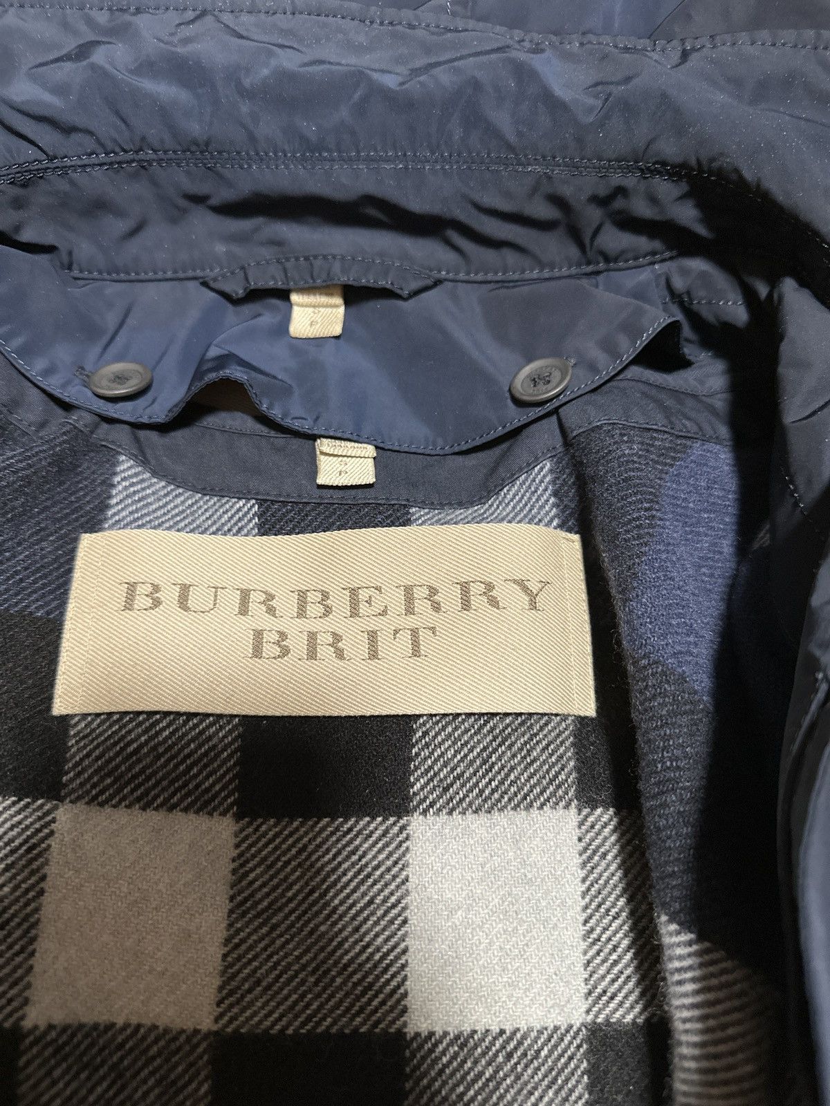 Burberry Burberry Brit Light Navy Jacket Size US S / EU 44-46 / 1 - 6 Thumbnail