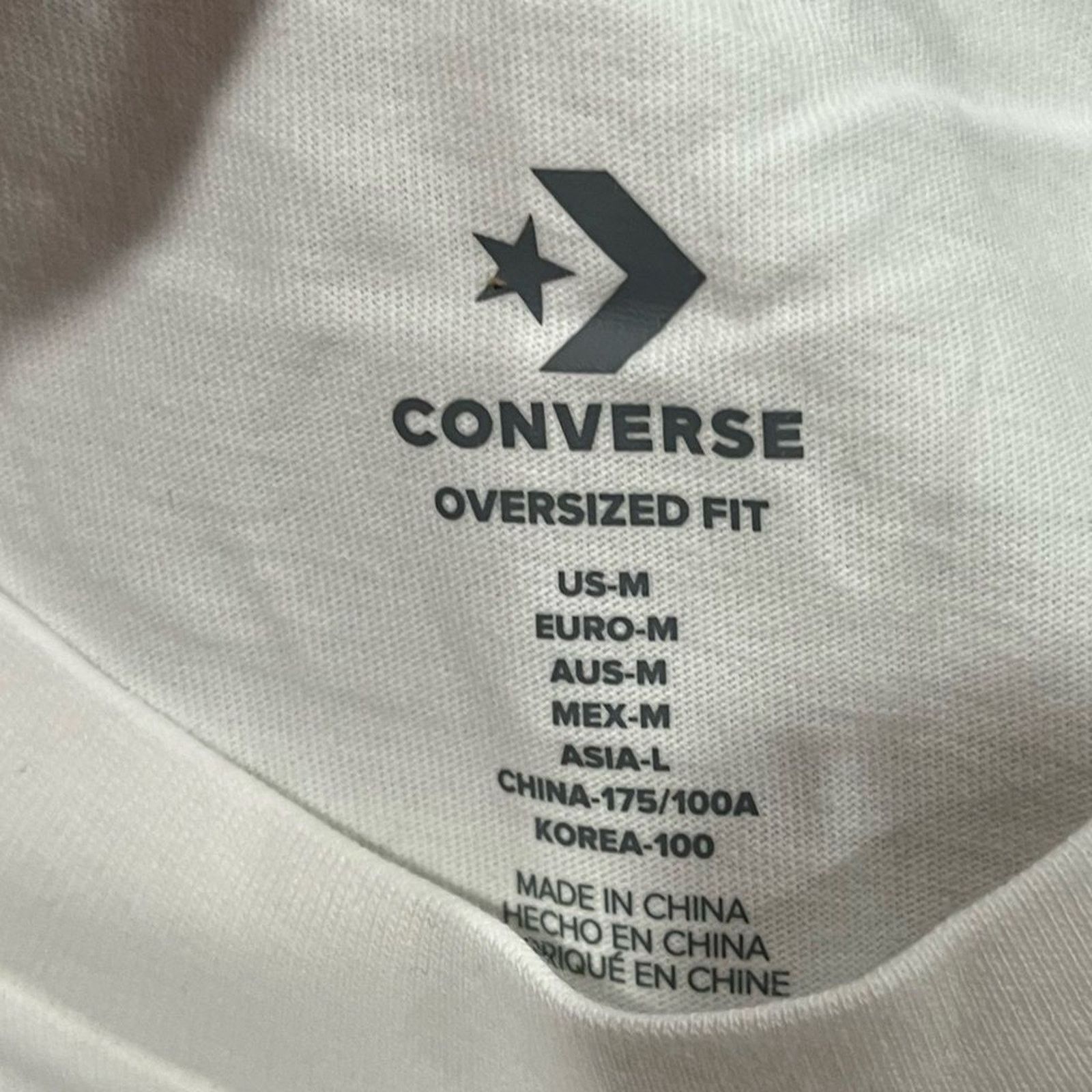 Converse NWT Converse Mens Oversized Wordmark Ringer T-Shirt Size M Size US M / EU 48-50 / 2 - 2 Thumbnail
