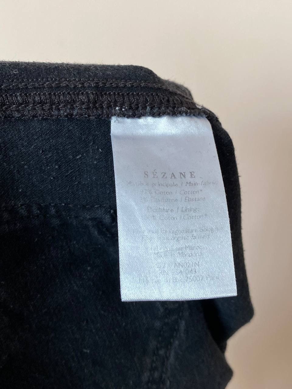 Sezane Women’s Sezane Denim jeans black size 27 Size 27" / US 4 / IT 40 - 10 Thumbnail