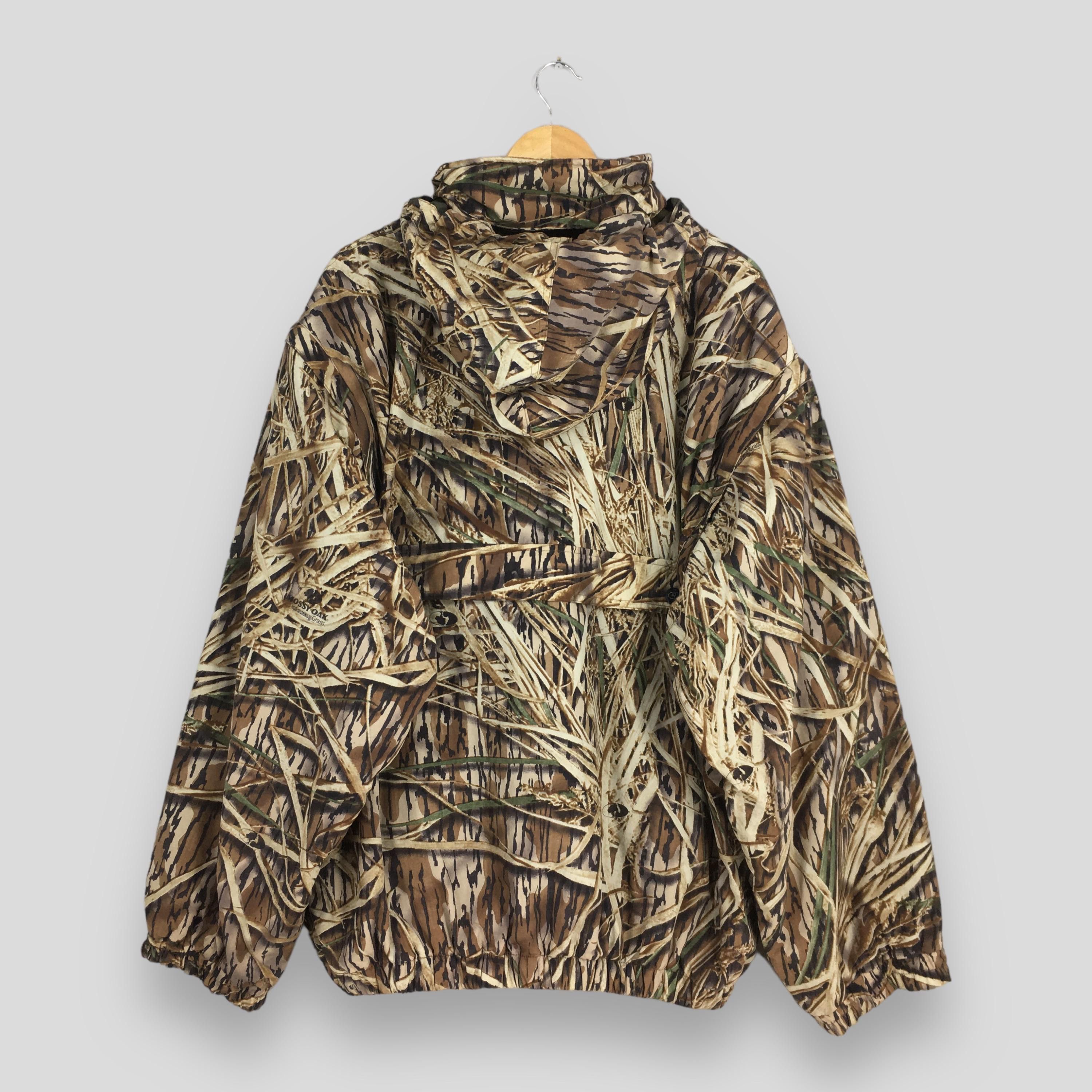 Mossy Oaks Vintage Mossy Oak Tree Camo Hoodie Zipper Jacket 2XLarge Size US XXL / EU 58 / 5 - 6 Thumbnail