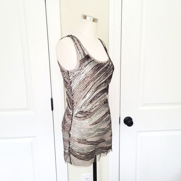Other Juniors' Ruby & Jenna Sequin Sheer Mesh Tank Pa Size S / US 4 / IT 40 - 3 Thumbnail