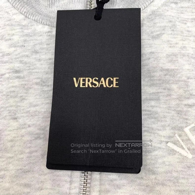 Versace Versace Gray Logo Embroidered Tracksuit. Size US M / EU 48-50 / 2 - 6 Thumbnail