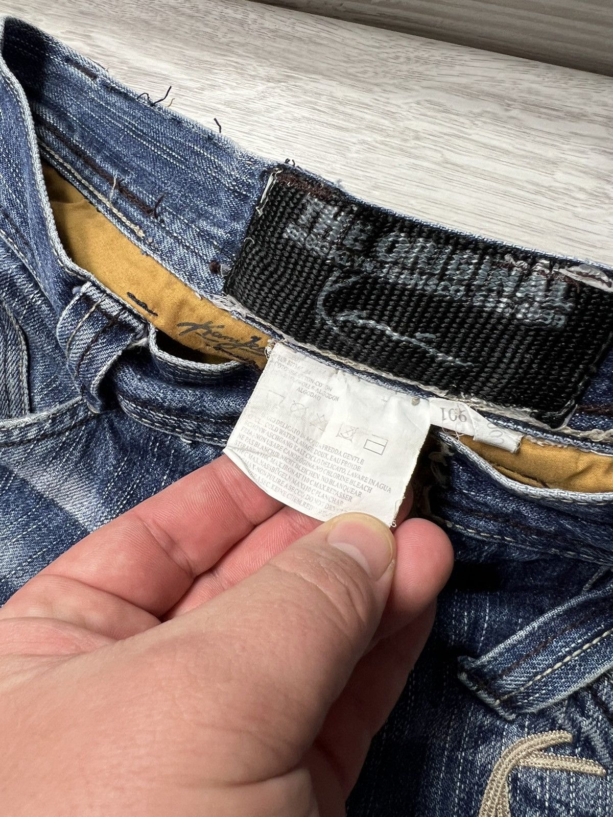 Karl Kani × Vintage Rare Vintage Karl Kani Baggy Denim Pants Big Logo Jeans Size US 30 / EU 46 - 20 Thumbnail