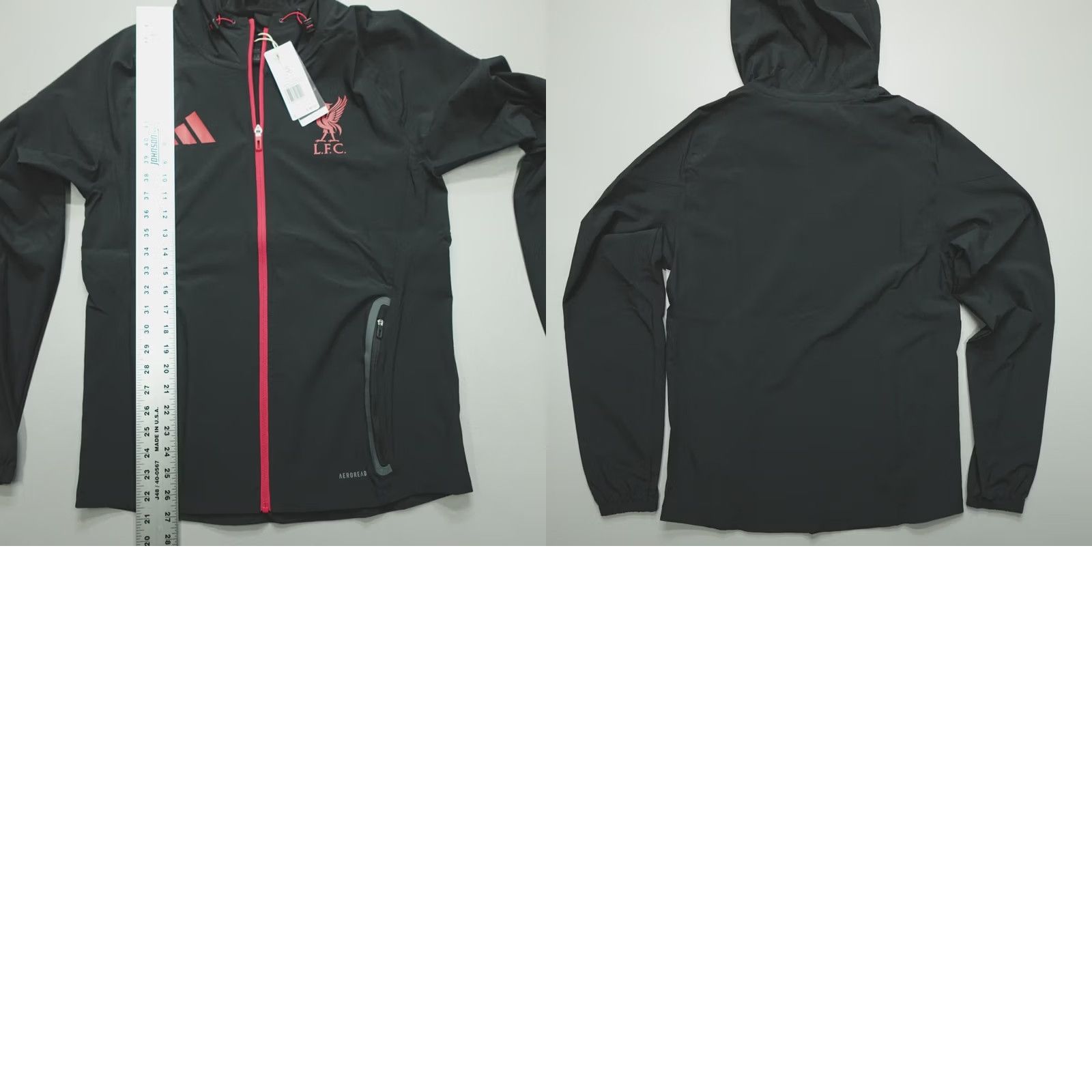 Adidas Adidas Liverpool Tiro 25 Competition Vis Tech Travel Jacket S Black Mens Jacket Size US S / EU 44-46 / 1 - 8 Thumbnail