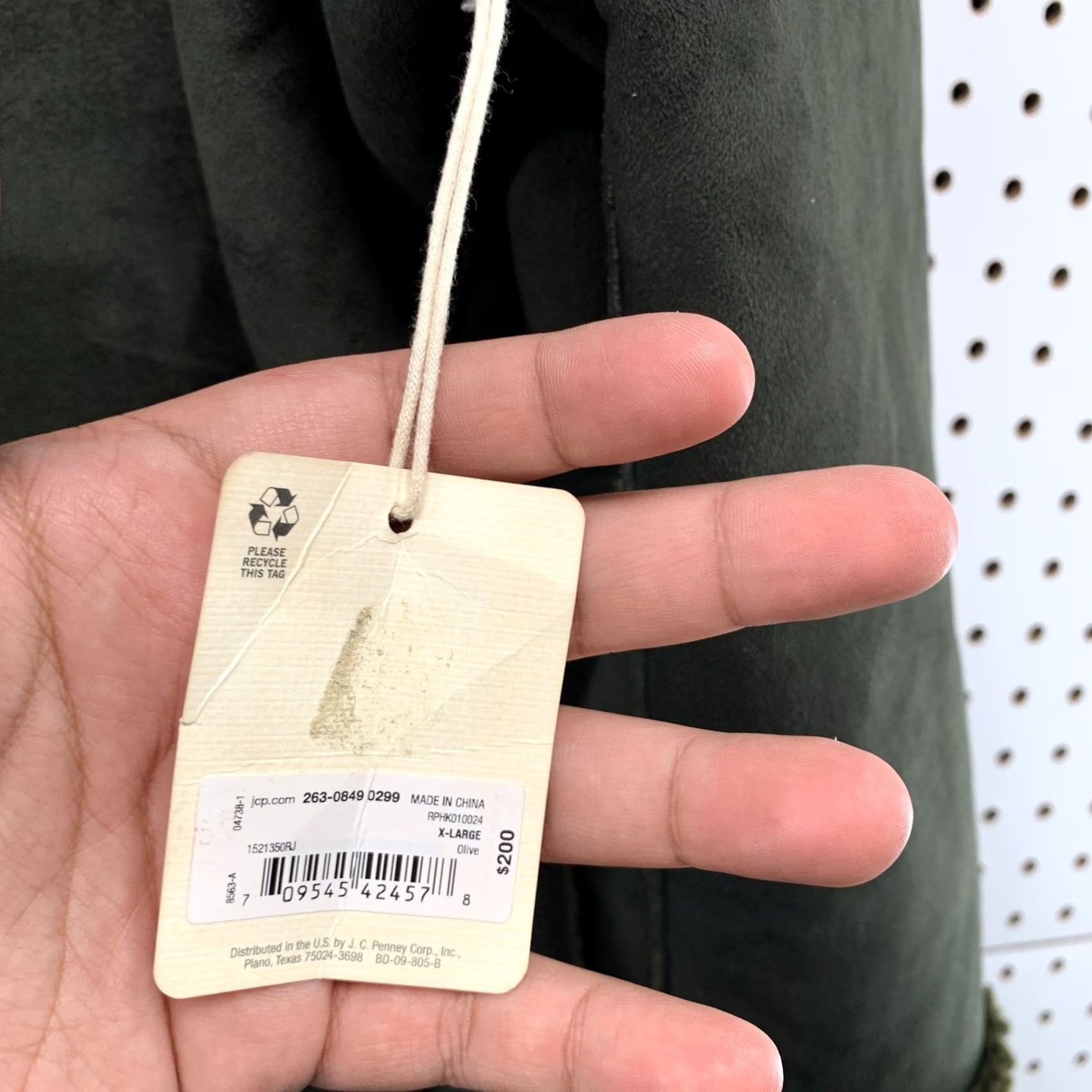 Olive ANA Faux Shearling Hooded Coat Womens XL Olive Green Sherpa Lined 25x34.5 Coat, Winter, Regular, Green, Overcoat, Jacket/Coat Long Size XL / US 12-14 / IT 48-50 - 4 Thumbnail