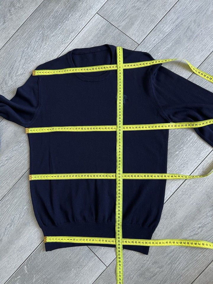 Versace Versace Collection Mens Wool Sweaters Blue Size M Size US M / EU 48-50 / 2 - 14 Thumbnail