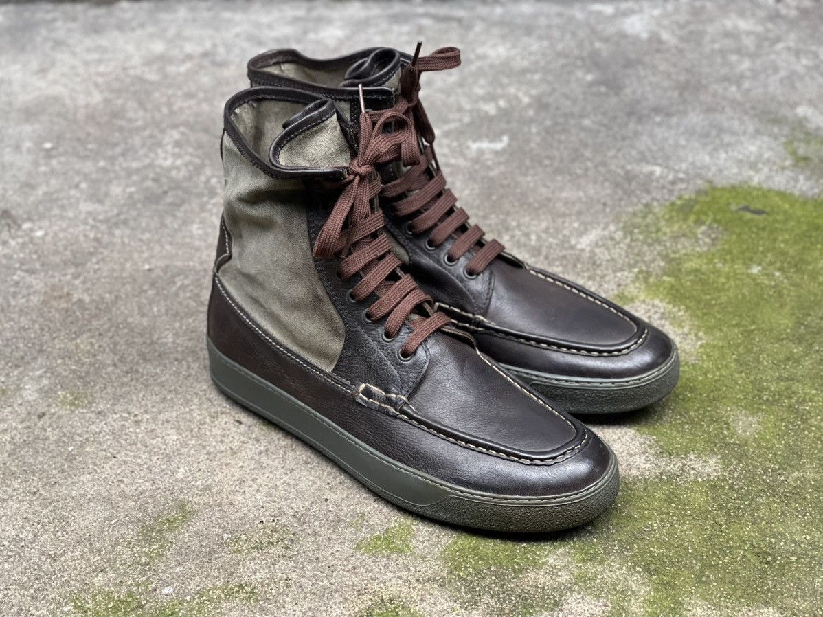 Wooyoungmi Wooyoungmi Leather Hi-Top Sneaker Size US 8 / EU 41 - 4 Thumbnail