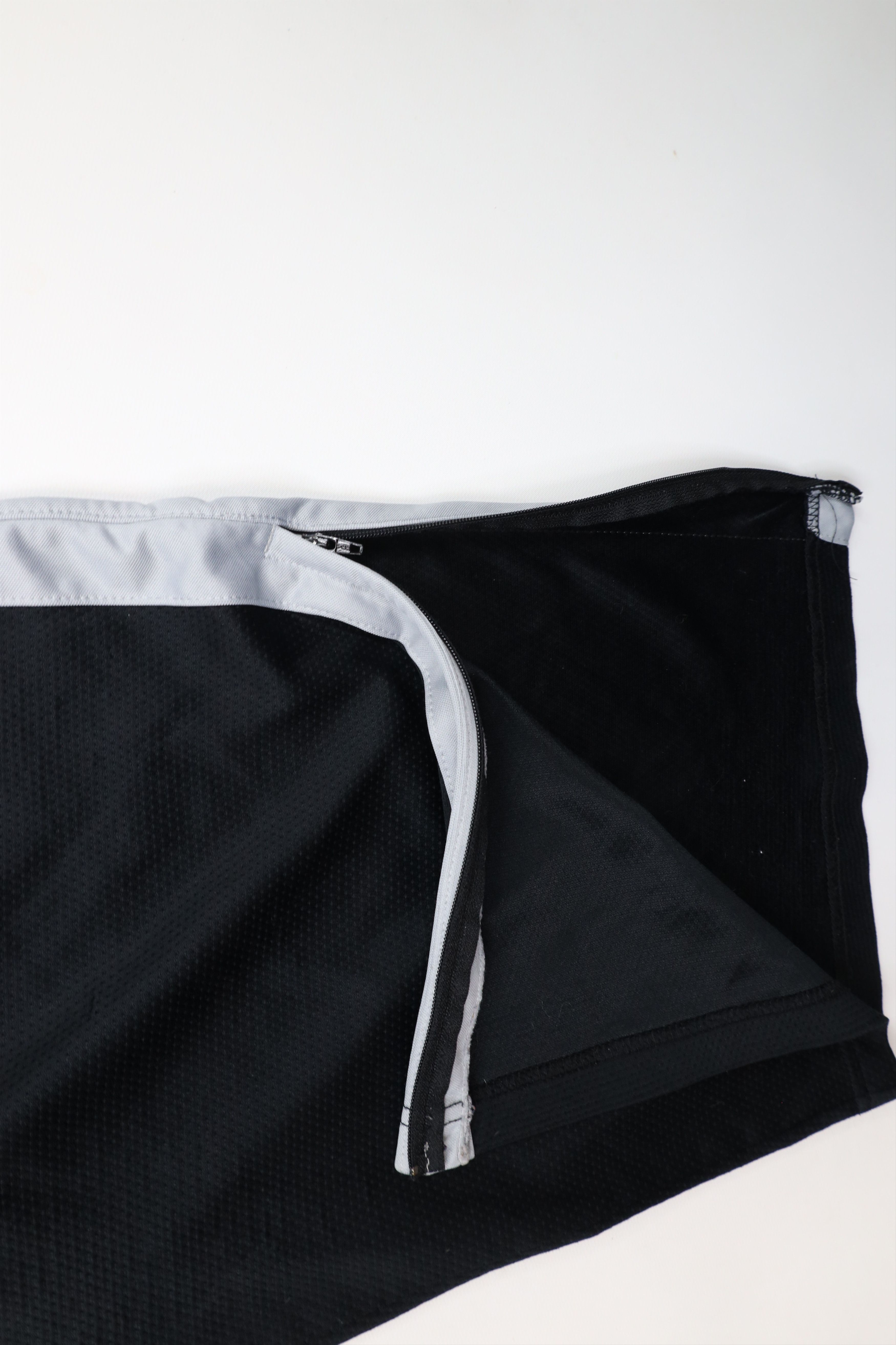 Nike × Vintage Vintage Nike Scott Mini Swoosh Wide Leg Sweatpants Black Size 40 - 5 Thumbnail