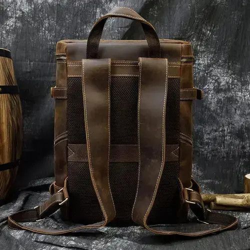 Other Leather Men's Travel Backpack Size ONE SIZE - 3 Thumbnail