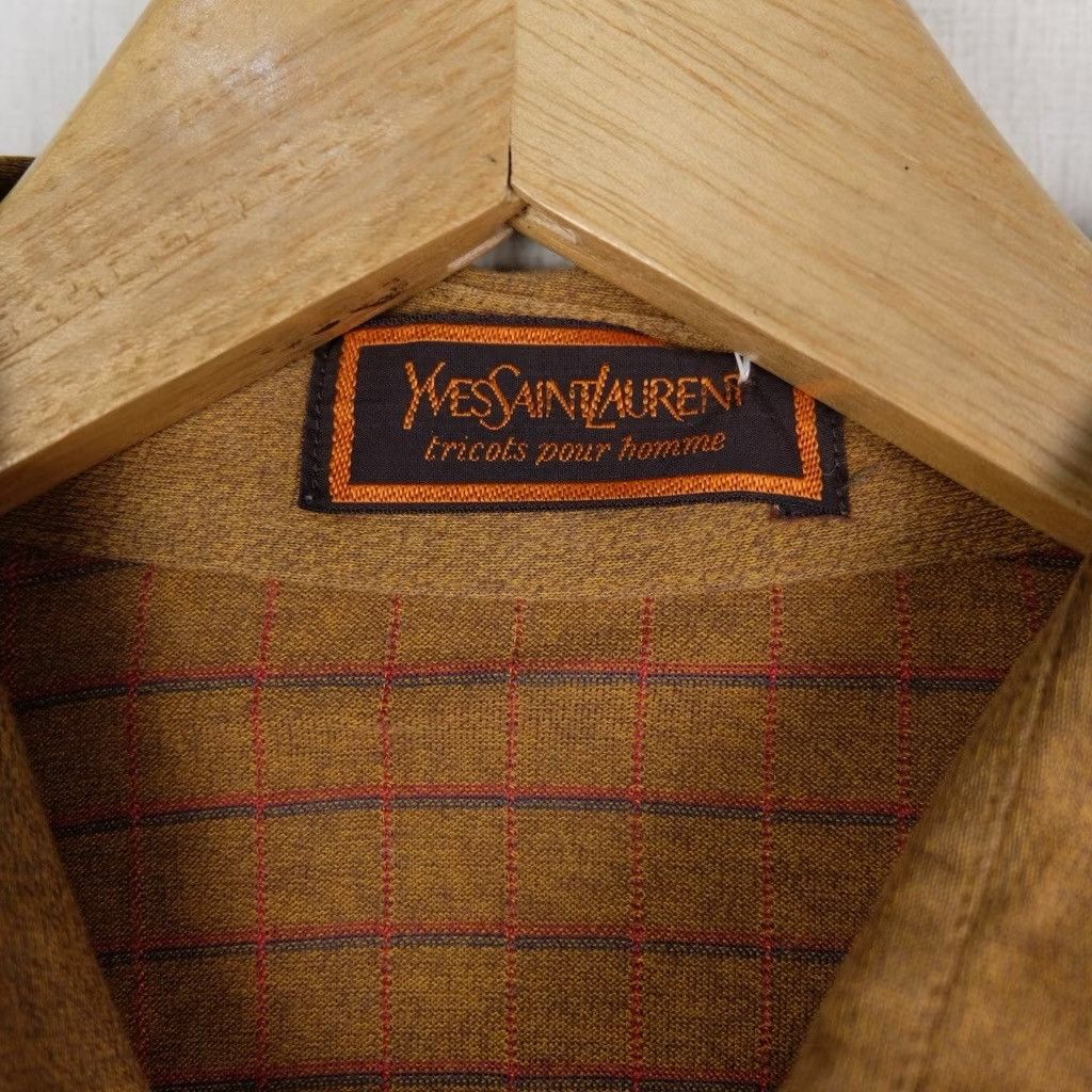 Yves Saint Laurent Yves Saint Laurent Teicoats Pour Striped Polos Size US M / EU 48-50 / 2 - 2 Thumbnail