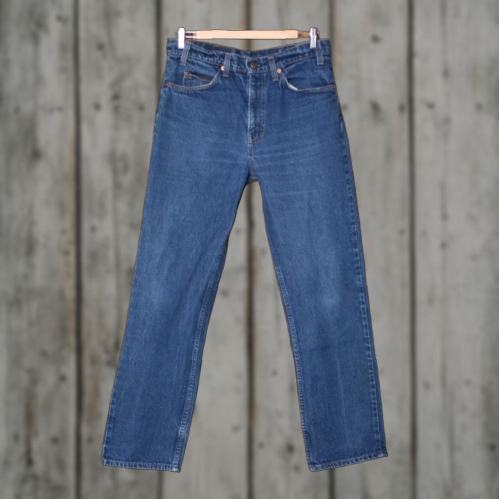 Levi's VINTAGE Levi's 509 Jeans Men Blue Regular Zip Inseam 31 Inseam 31 Orange Tab 30x33 30x31 Measure 31.5x31 | Holes Baggy? Size US 29 - 1 Thumbnail