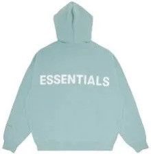 Fear of God Essentials Pullover 3M Logo Hoodie Blue