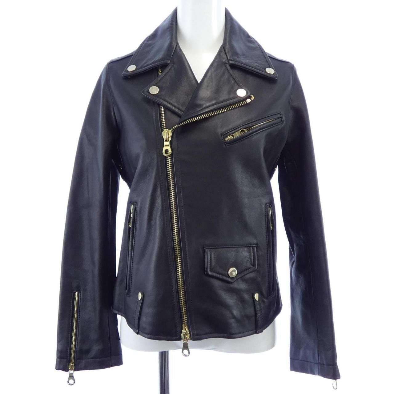 Other Other Cinquanta Leather Jacket Leather Outerwear DUTY FREE for USA Size ONE SIZE - 1 Thumbnail