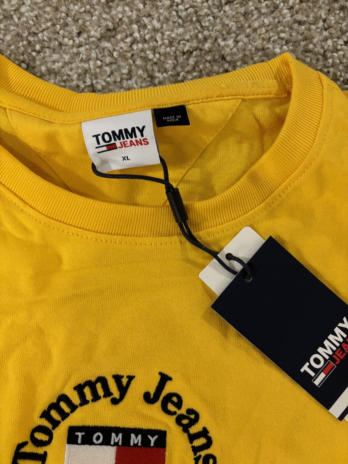 Tommy Hilfiger Yellow Tommy Hilfiger Shirt Size US XL / EU 56 / 4 - 2 Thumbnail