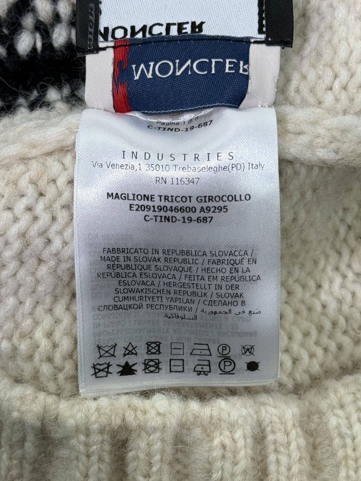 Moncler Moncler Genius 2 1952 Skull Intarsia Chunky Knit Sweater M Size US M / EU 48-50 / 2 - 8 Thumbnail