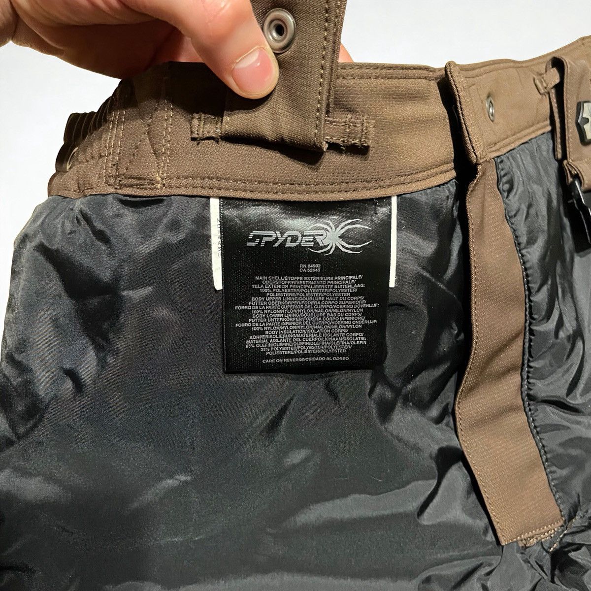 Spyder Spyder Dare Pants Espresso M Dermizax EV 20K Primaloft Size US 32 / EU 48 - 7 Thumbnail