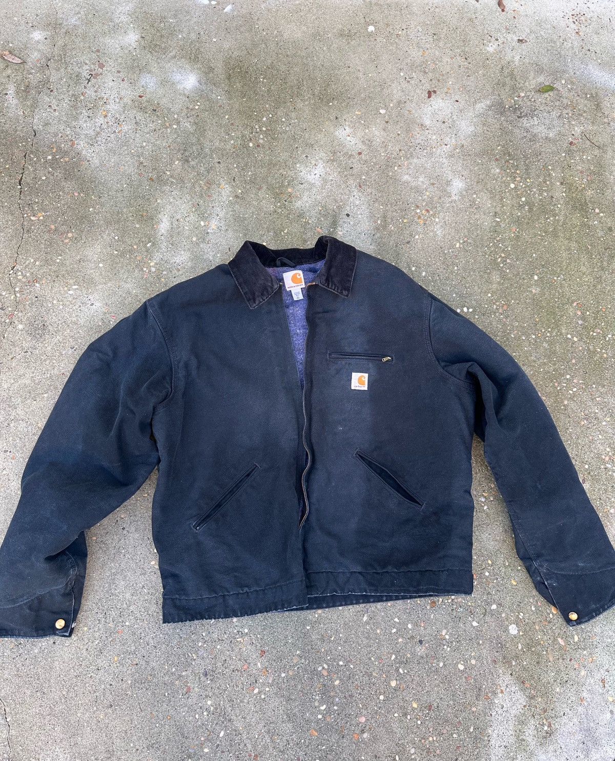 image of Carhartt Lined Jacket XL Tall in Navy, Men's