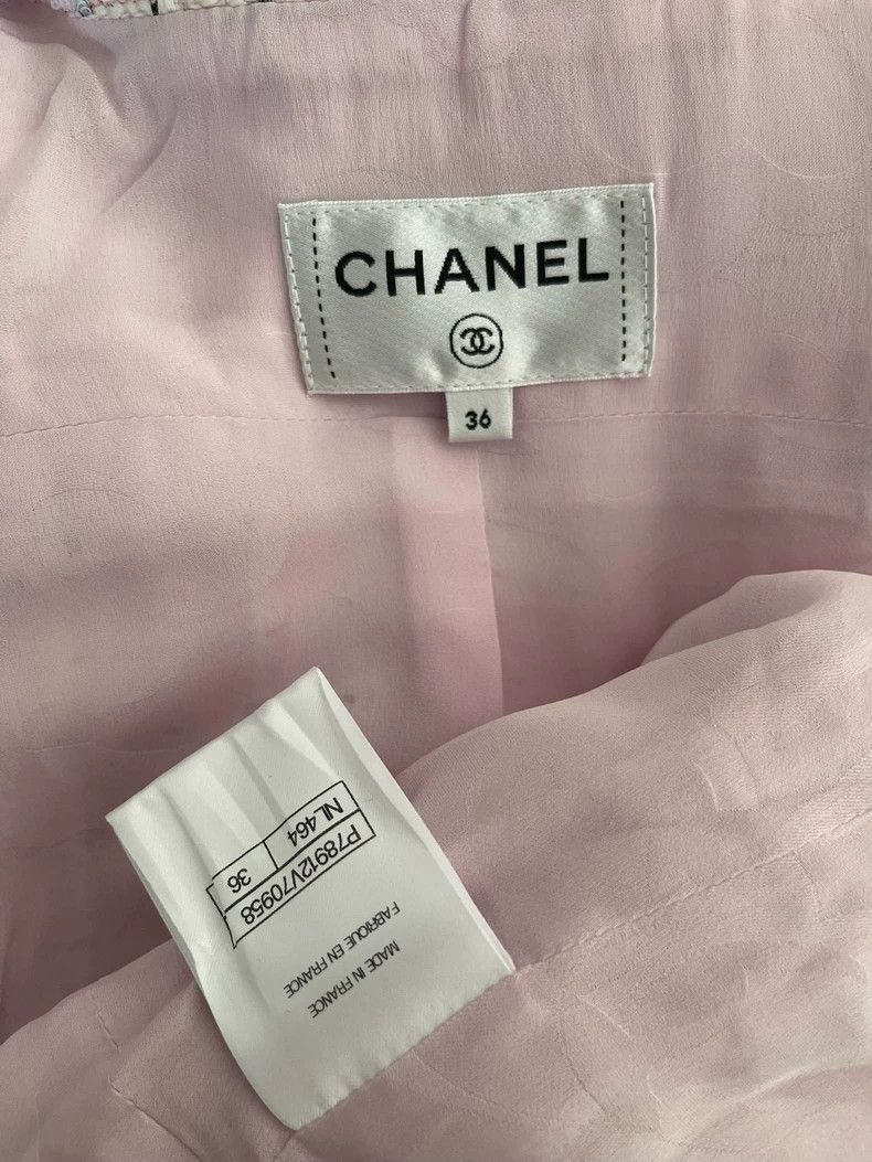 Chanel Chanel 25c pink woven dress jacket Size XS / US 0-2 / IT 36-38 - 3 Thumbnail