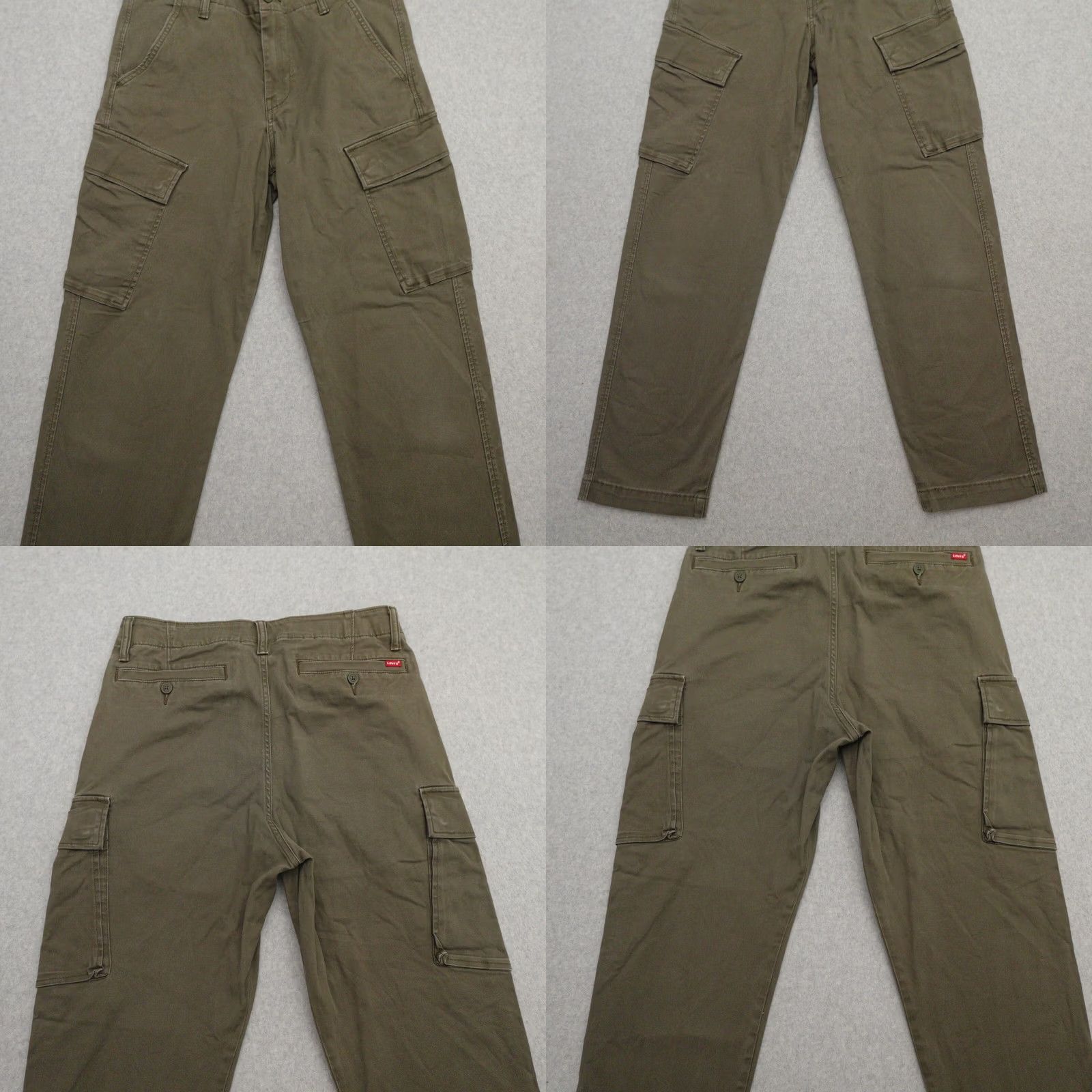 Levi's LEVI’S XX CARGO Mens Small (31X30) Green Tapered Pants with Side Pockets Vintage? Size US 31 - 9 Thumbnail