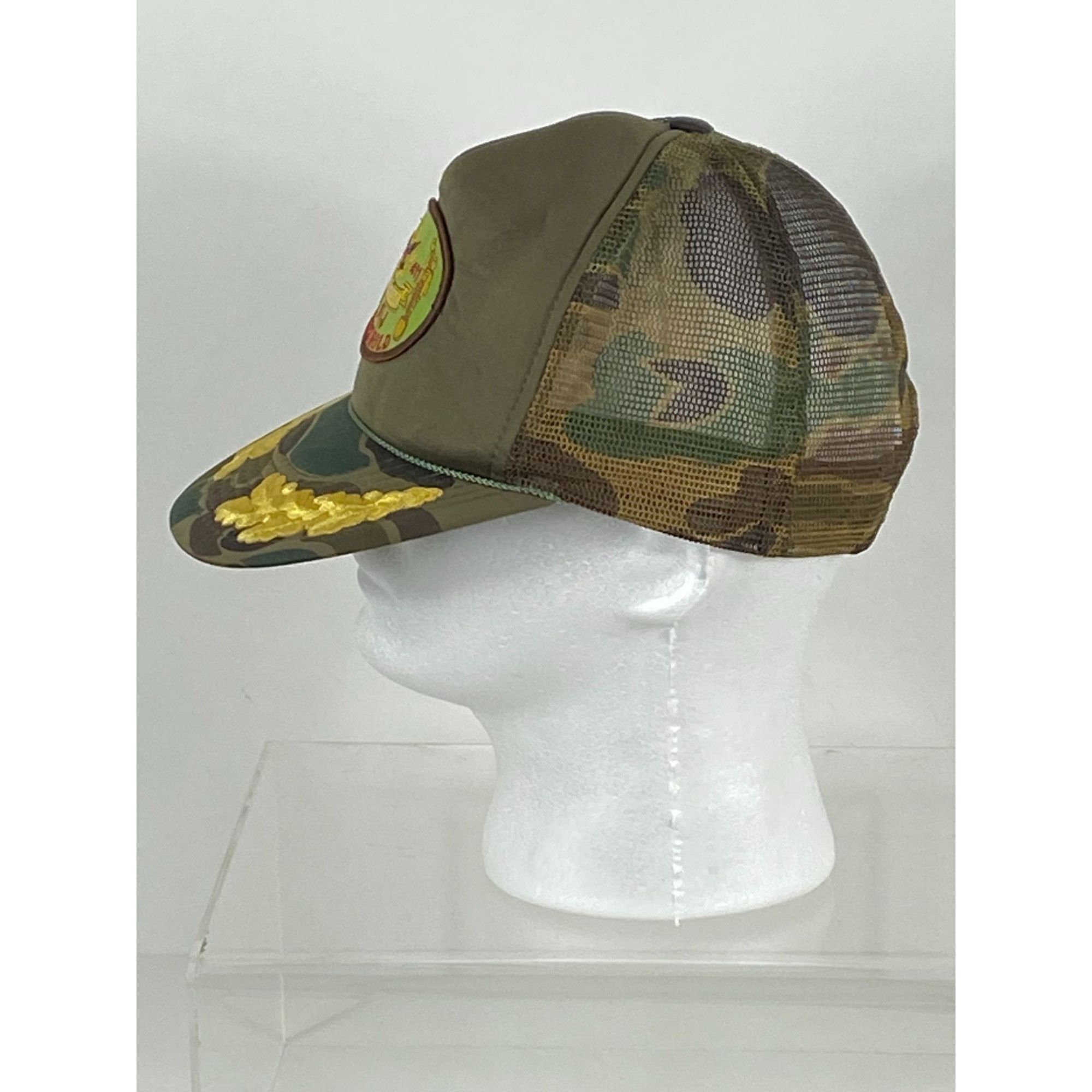 Other × Vintage Vintage Rare T.I. NJ Freehold Camouflage Trucker Mesh Snapba Size ONE SIZE - 2 Thumbnail