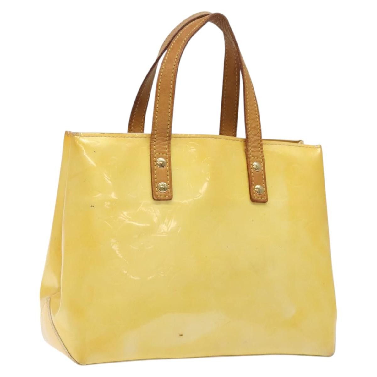 Louis Vuitton LOUIS VUITTON Monogram Vernis Reade PM Hand Bag Gris M91145 Size ONE SIZE - 1 Thumbnail