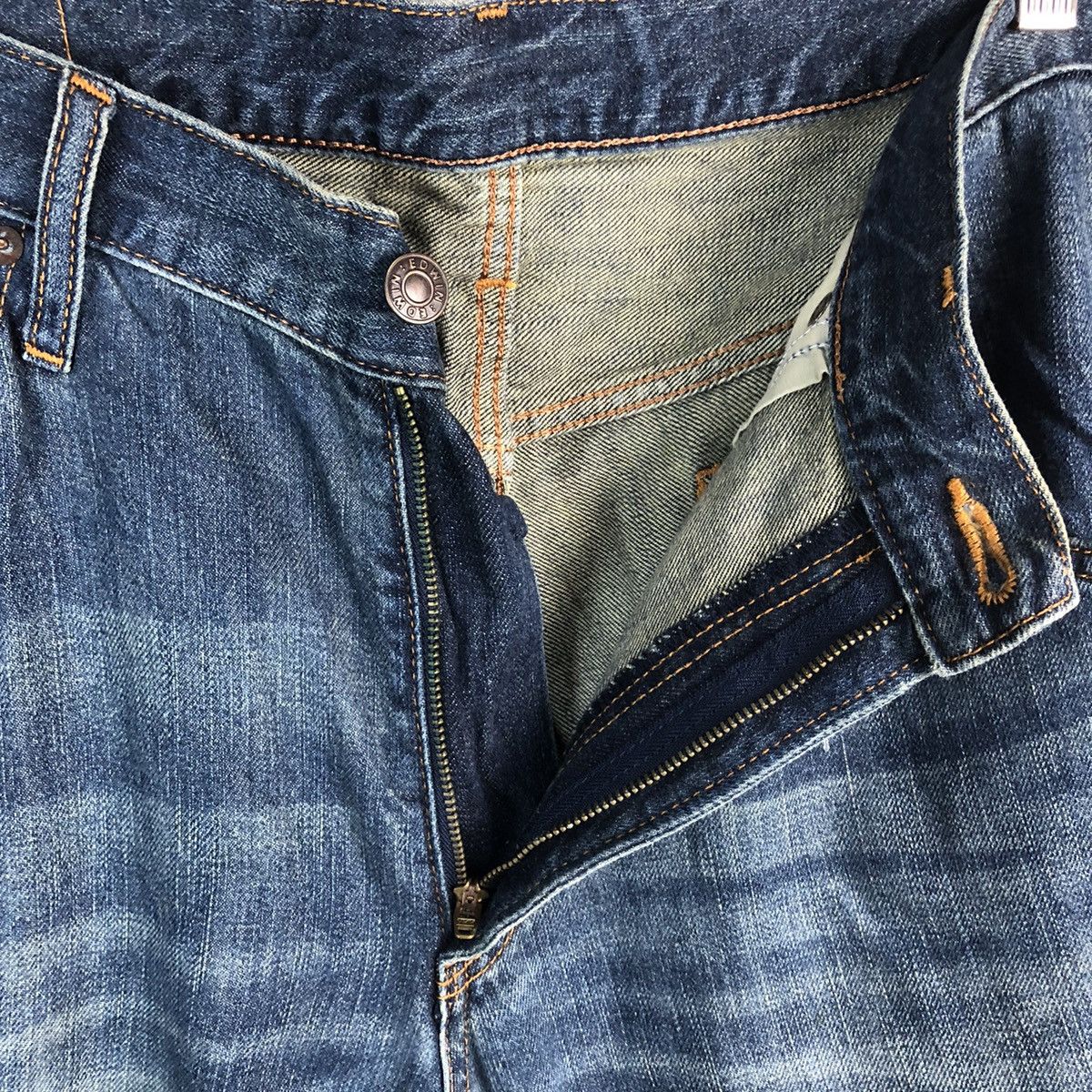Edwin Edwin japan vintage faded Blue ripped Denim Pants #A1404 Size US 36 / EU 52 - 10 Thumbnail