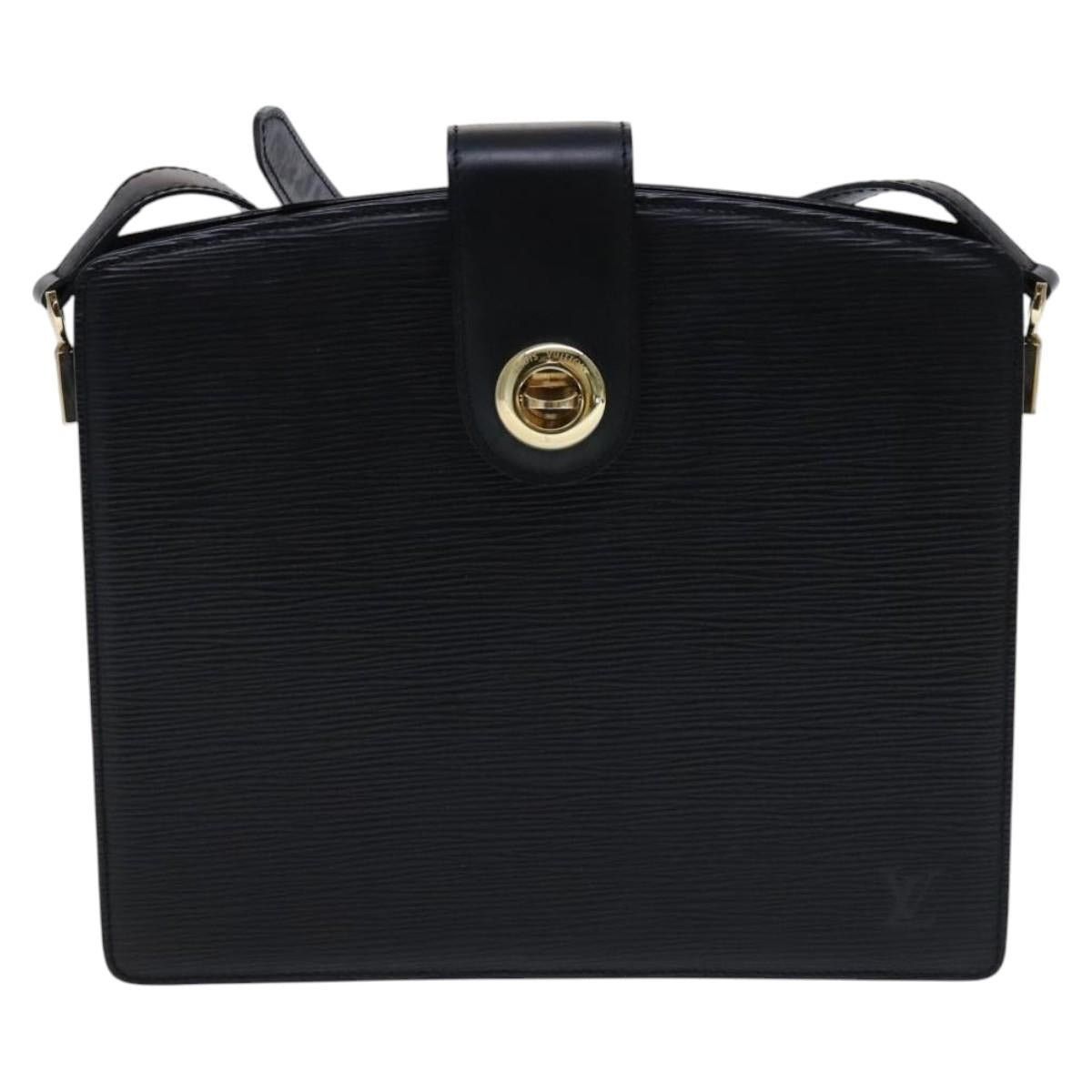 Louis Vuitton LOUIS VUITTON Epi Capuchin Shoulder Bag Black M52342 Size ONE SIZE - 13 Thumbnail