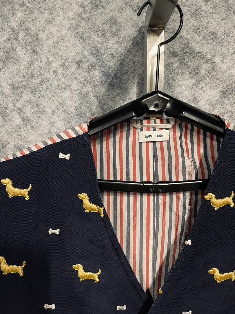 Thom Browne Thom Browne size0 Dog embroidery coat Size 34S - 2 Thumbnail
