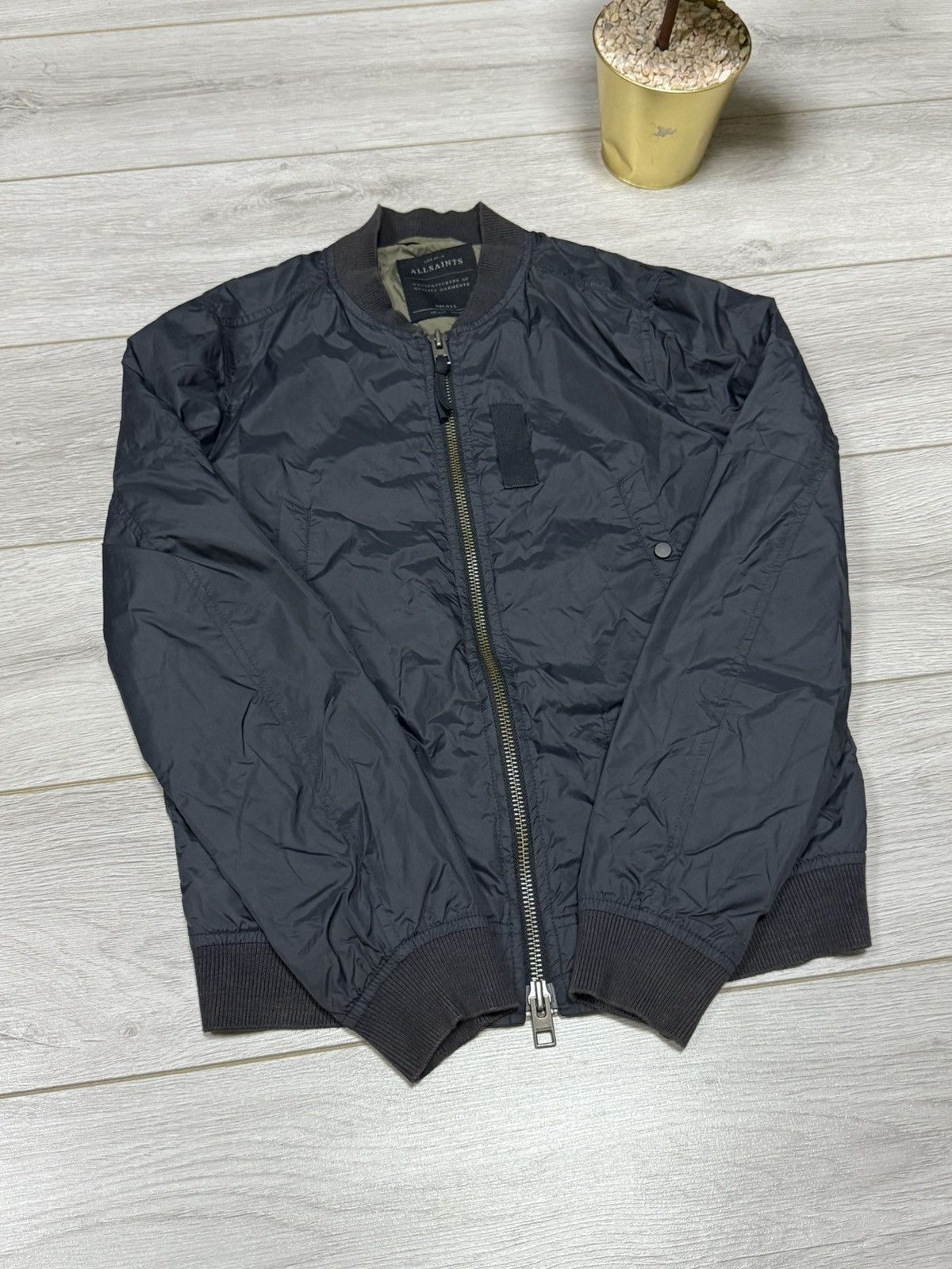 Allsaints Allsiants vintage nylon bomber zip jacket Size US S / EU 44-46 / 1 - 3 Thumbnail