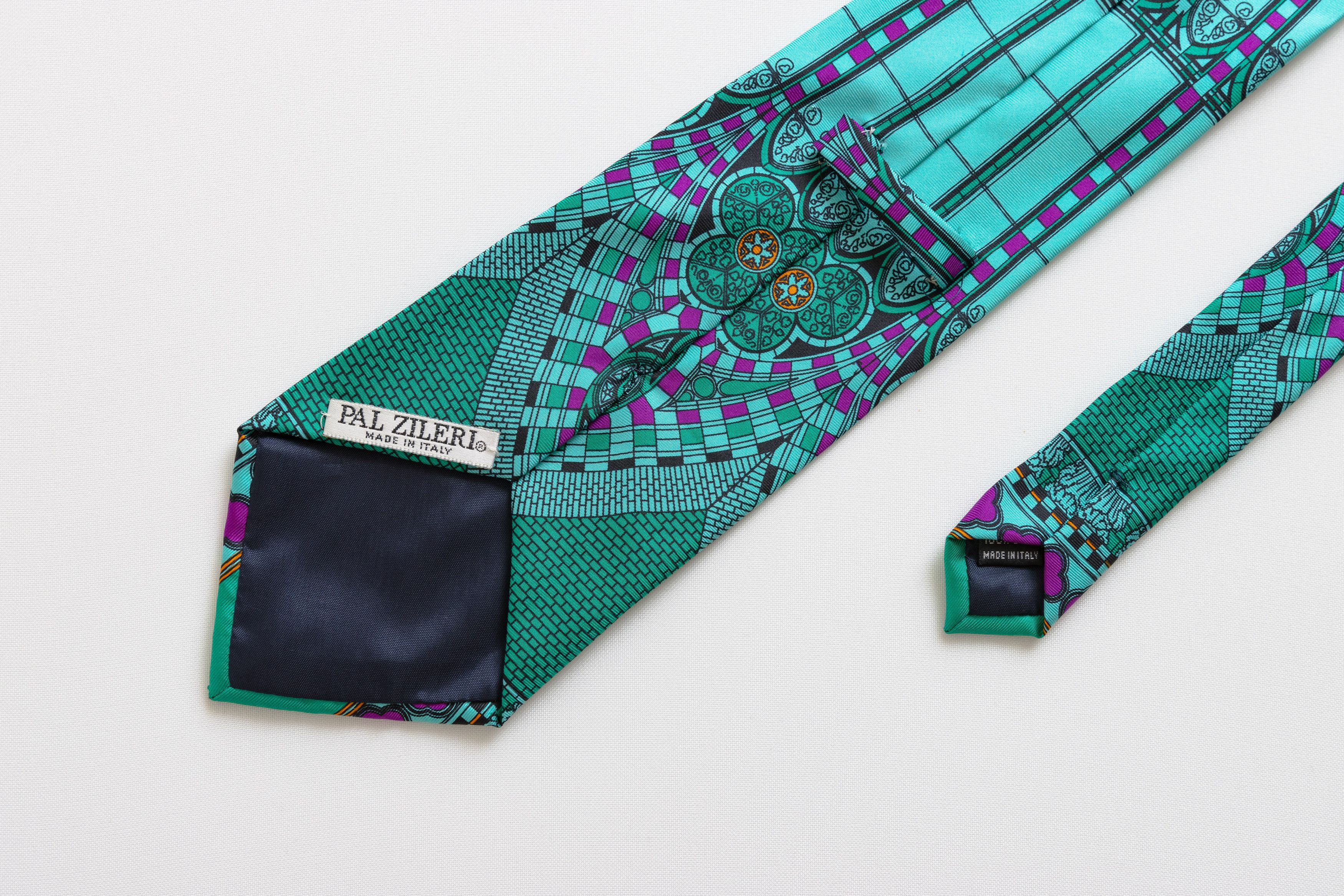 Pal Zileri Pal Zileri Tie abstract pattern necktie retro beautiful 03 Size ONE SIZE - 3 Thumbnail