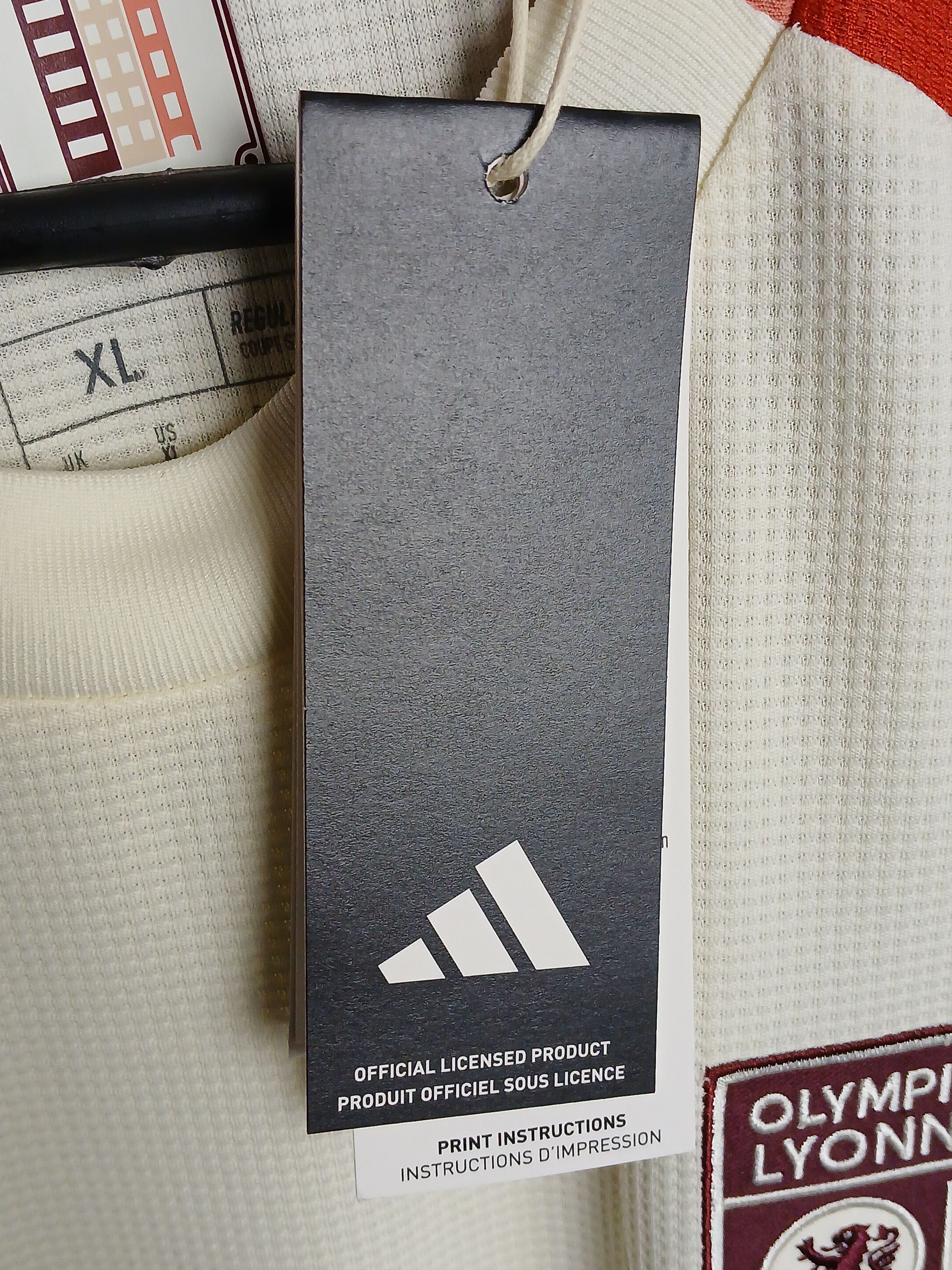 Adidas Lyon Olympique Lyonnais 24/25 Third Jersey Football T-Shirt Size XL / US 12-14 / IT 48-50 - 11 Thumbnail