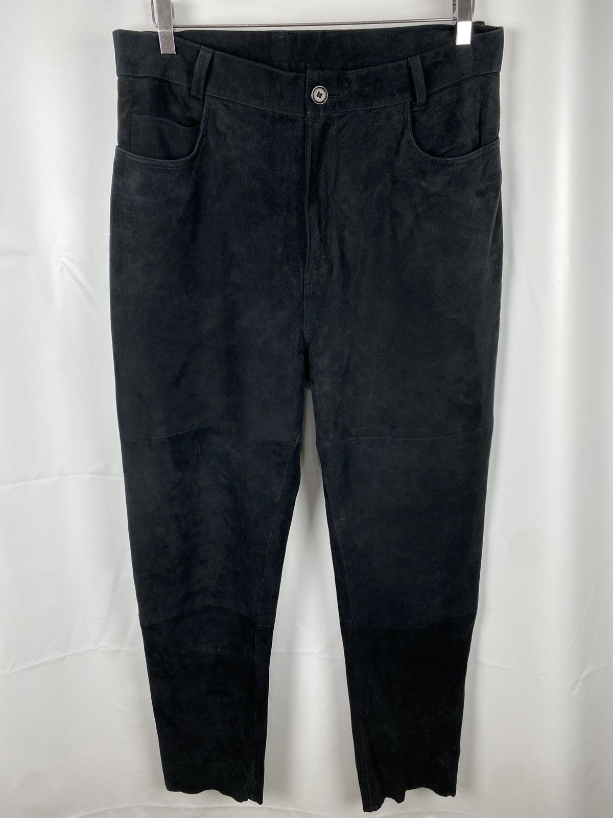 Joy Genuine Leather Suede Pants Men size 44