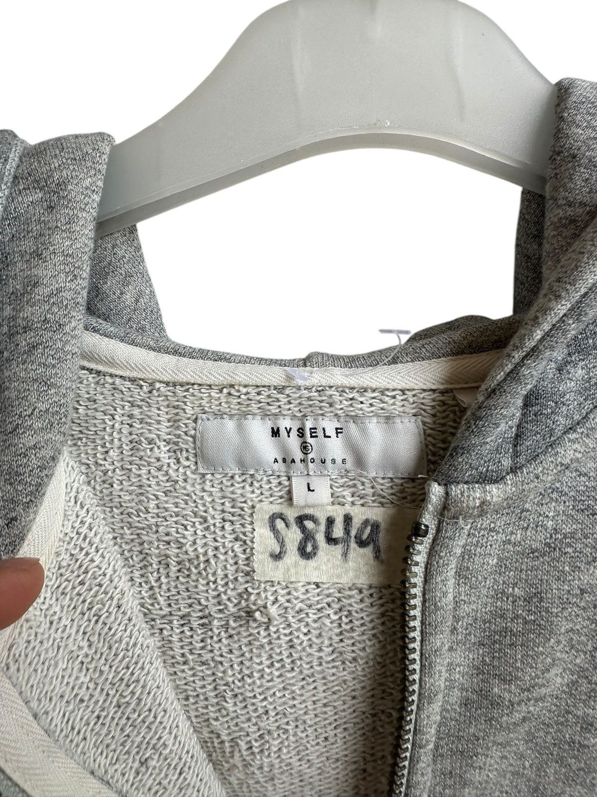 ABAHOUSE Abahouse Japan Gray Colorblock Hoodie Size US M / EU 48-50 / 2 - 6 Thumbnail
