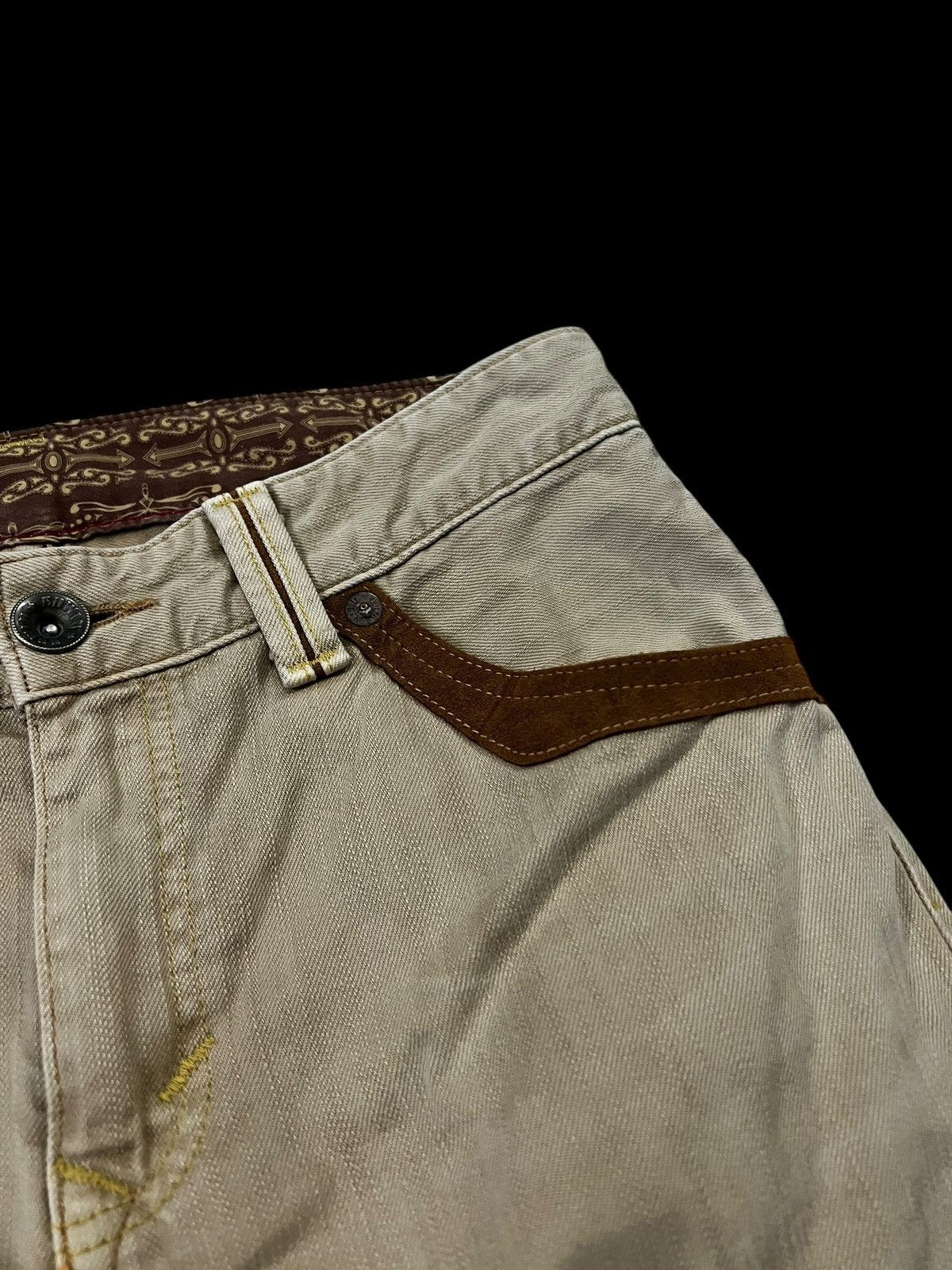 Edwin × If Six Was Nine × Seditionaries FLARE EDWIN EXCLUSIVE VINTAGE BUFFALO HEAD RARE JEANS Size US 31 - 6 Thumbnail
