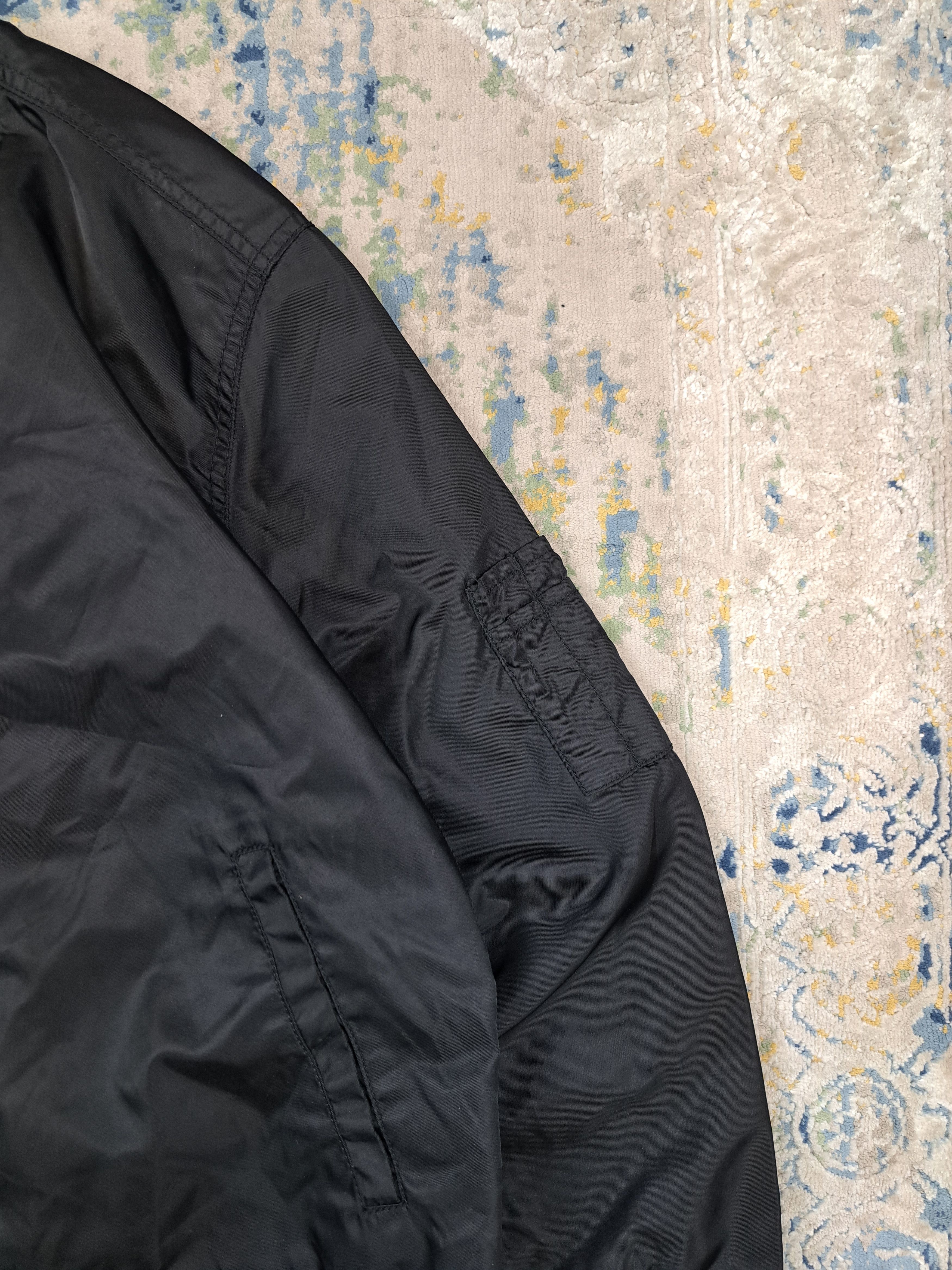 Vintage MA 1 Bomber Jacket Full Black Boxy Fit Kanye West Style Size US XL / EU 56 / 4 - 3 Thumbnail
