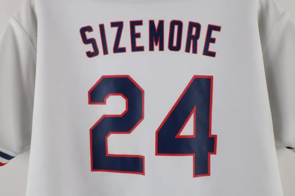 Vintage Vintage Reversible Sizemore Cleveland Indians Jersey Size US S / EU 44-46 / 1 - 17 Thumbnail