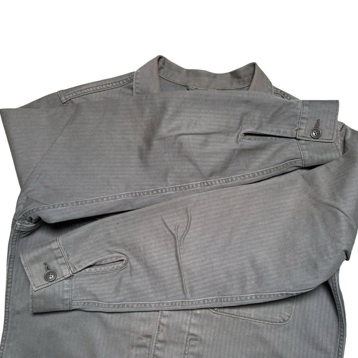 Jack & Jones Jack & Jones Olive Green Work Jacket HBT Chain Stitch Fade L Size US L / EU 52-54 / 3 - 6 Thumbnail