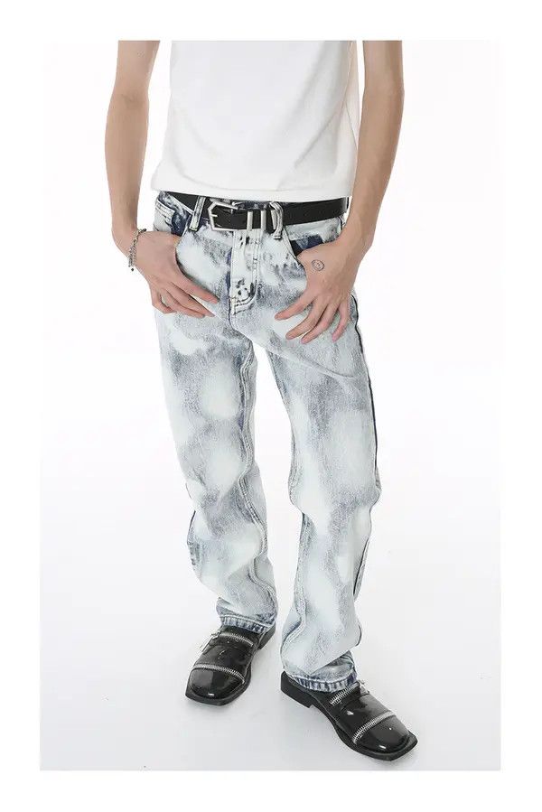 Japanese Brand VIBE Straight-leg hip-hop personality loose retro jeans Size US 32 / EU 48 - 2 Thumbnail