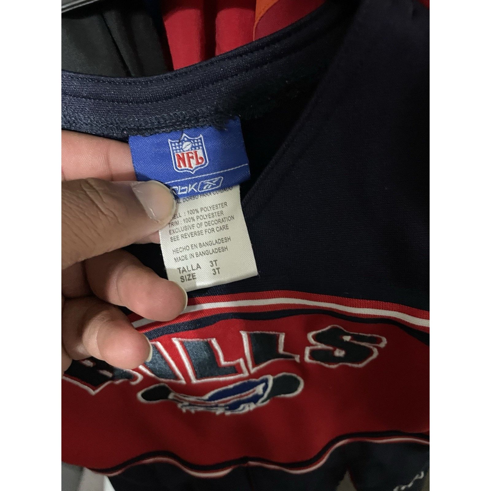 Reebok Size 3T- Vintage Buffalo Bills Cheerleading Dress Girls Size XS / US 0-2 / IT 36-38 - 3 Thumbnail