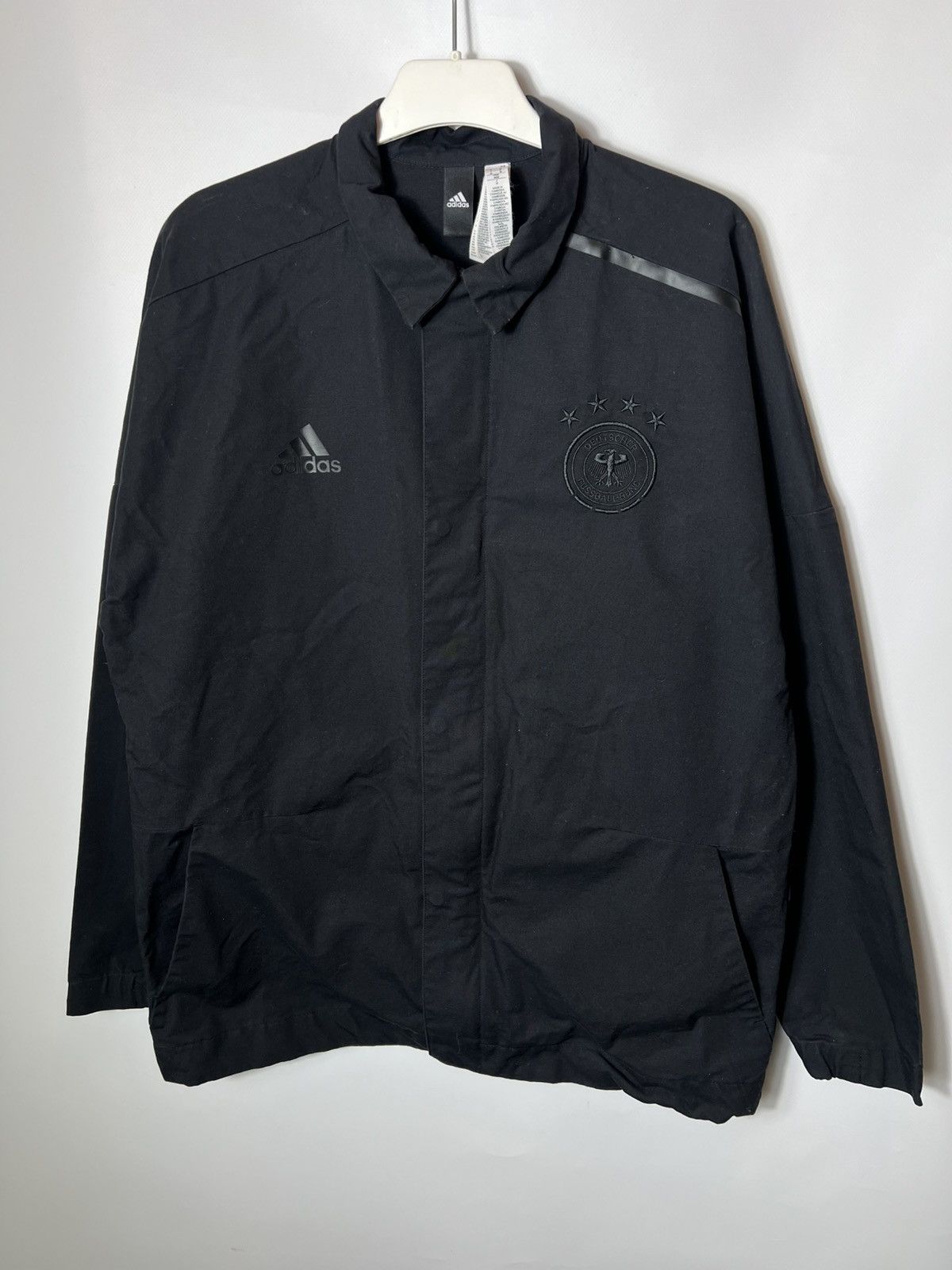Adidas Vintage adidas Germany ZNE National Soccer Football Jacket Size US M / EU 48-50 / 2 - 1 Thumbnail
