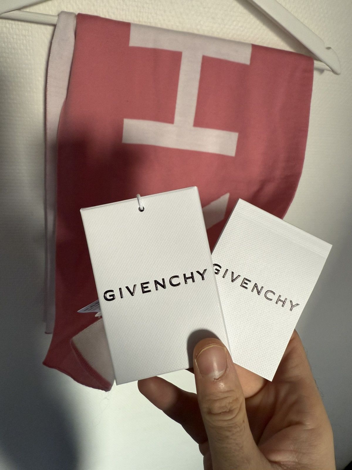 Givenchy Givenchy Reversible Wool Scarf Jacquard Black New With Tags Size ONE SIZE - 8 Thumbnail