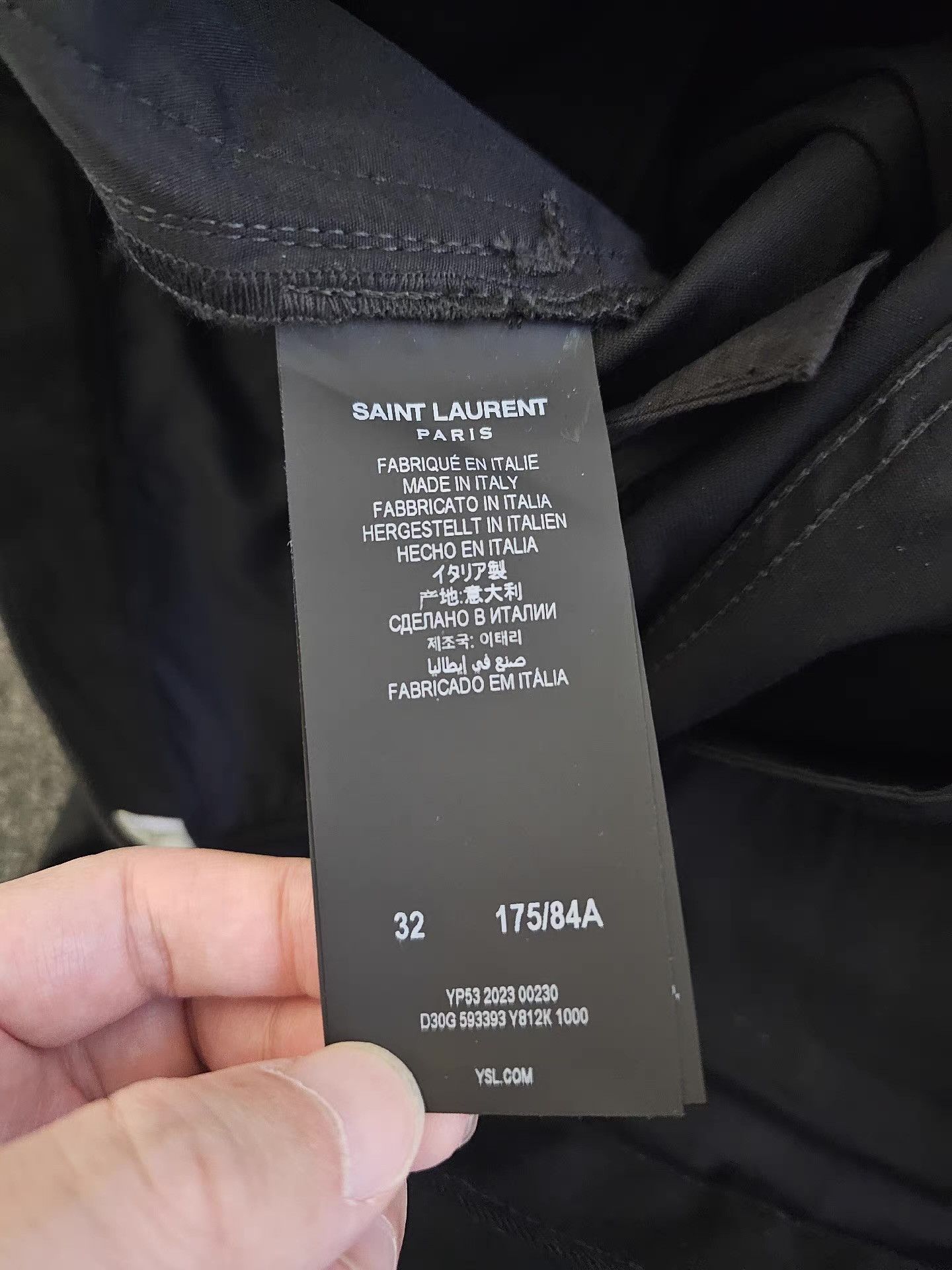 Saint Laurent Paris Saint Laurent black casual pants. Q4 Size US 32 / EU 48 - 5 Thumbnail