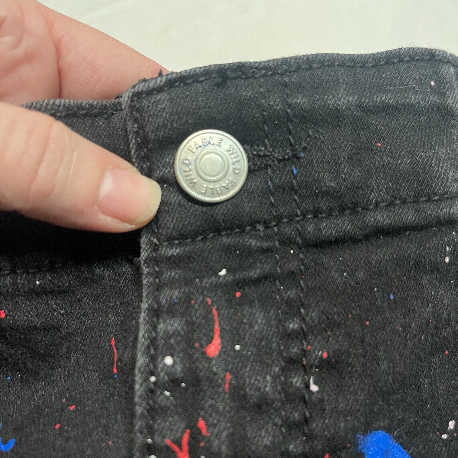 Other Wild Fable Paint Splattered Highest Rise Shorts Customized Size 27" / US 4 / IT 40 - 4 Thumbnail