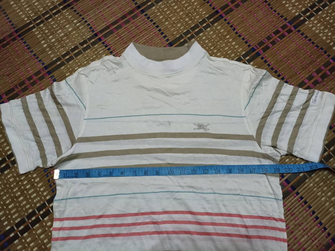 Burberry Burberry Golf Striped Tee Size US M / EU 48-50 / 2 - 10 Thumbnail