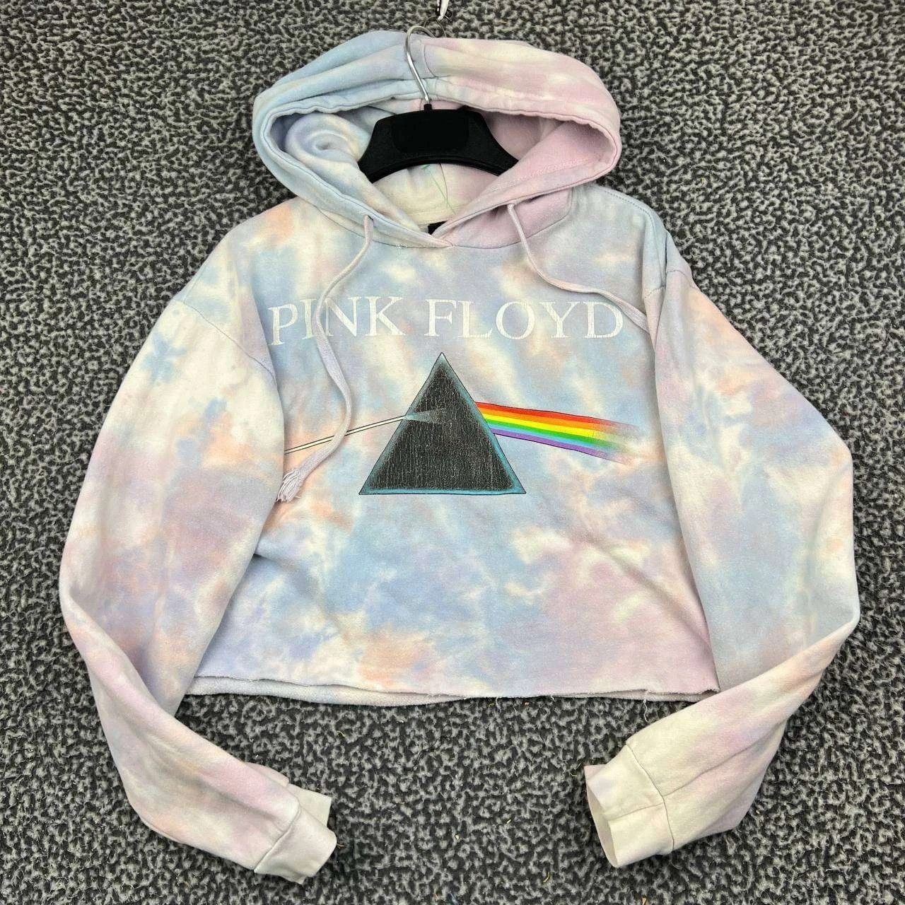 Pink Floyd Pink Floyd Hoodie Women Dark Side of the Moon Cropped S Size S / US 4 / IT 40 - 1 Thumbnail
