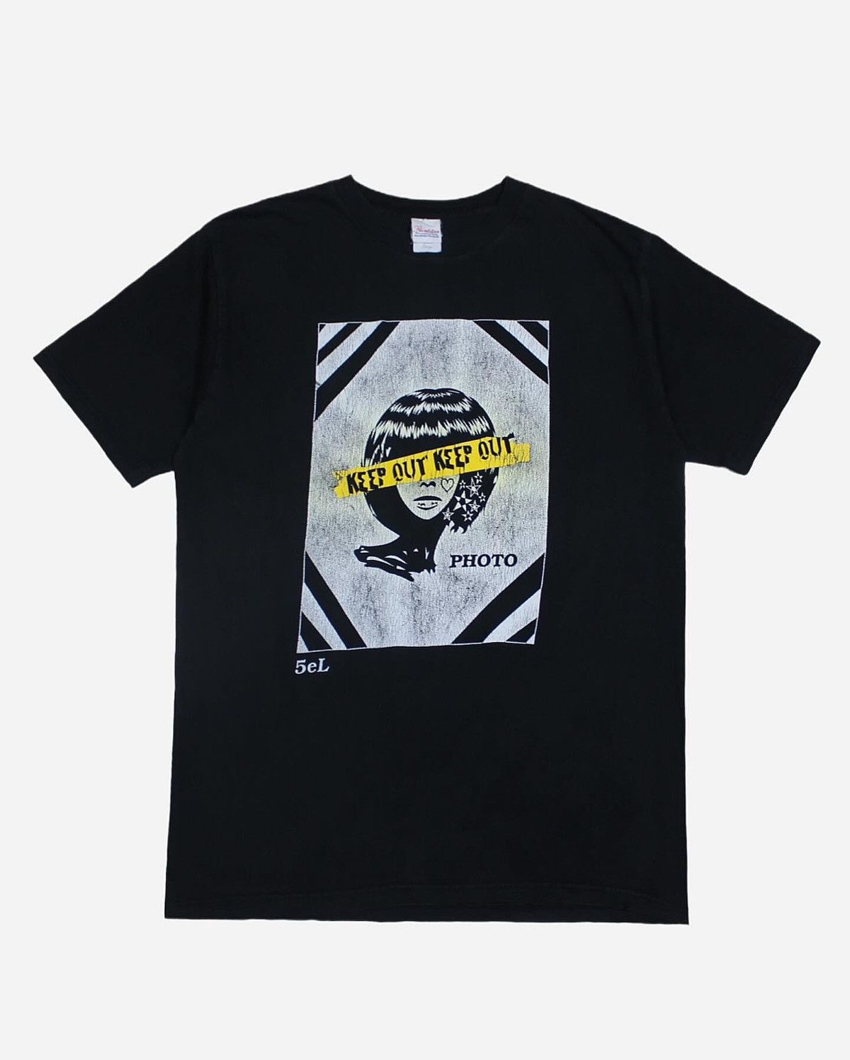 Japanese Brand × Vintage 2000S 5EL KEEP OUT TEE Size US L / EU 52-54 / 3 - 1 Thumbnail