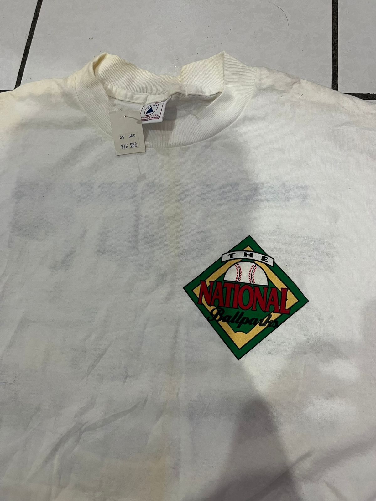 Vintage vintage t-shirt 1994 ´´FIELDS OF DREAMS NATIONAL BALLPARKS´´ Size US L / EU 52-54 / 3 - 3 Thumbnail
